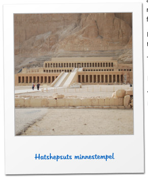 Hatshepsuts minnestempel