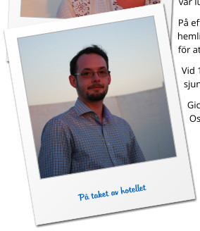 P� taket av hotellet